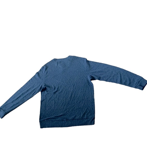 Levi's™️ Henley T Shirt Top Mens Medium Grey Thermal Long Sleeve Casual Outdoor - Picture 2 of 4